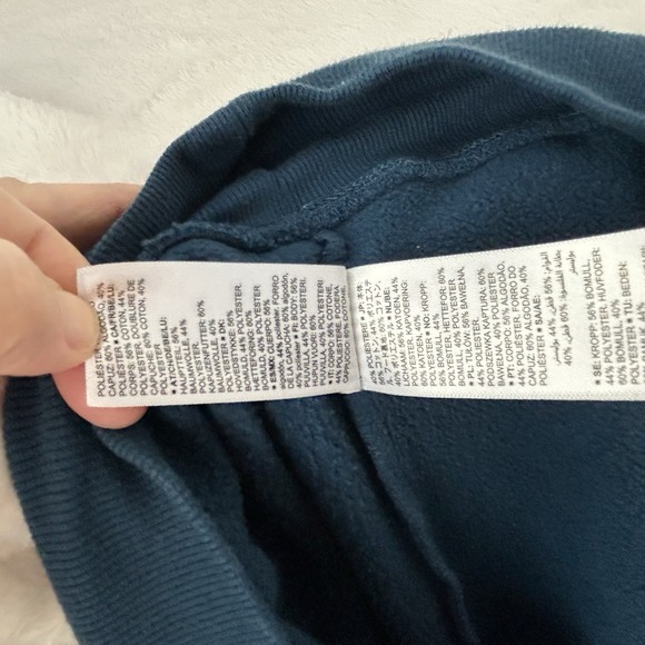 Star Wars All Over Graphic Print Dark Blue Stars & Ships Unisex Hoodie Large - Picture 15 of 15